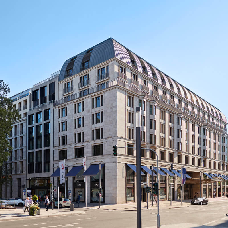 Signatureaufanhme vom Breidenbacher Hof in Düsseldorf